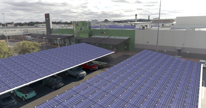 Australian shopping centres - solar energy