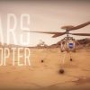 Solar powered Mars helicopter