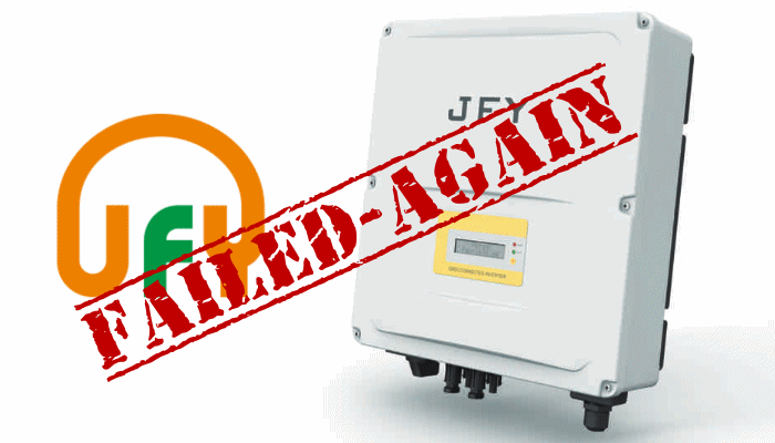 Kom langs om het te weten Intrekking variabel JFY Solar Inverter Fails CEC Testing (Again) - Solar Quotes Blog