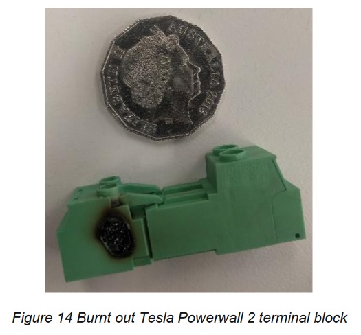 Tesla Powerwall 2 terminal block