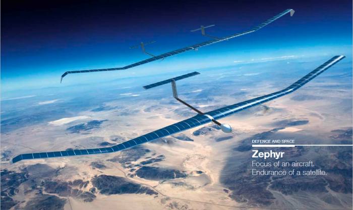 Solar powered Zephyr