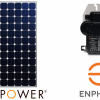 SunPower solar panels and Enphase microinverters