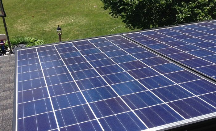 Solar panels in Broome