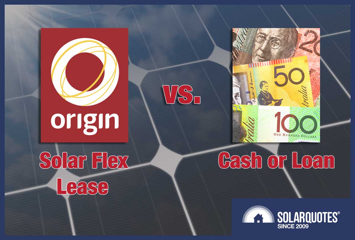 lease vs cash - Origin Solar Flex review