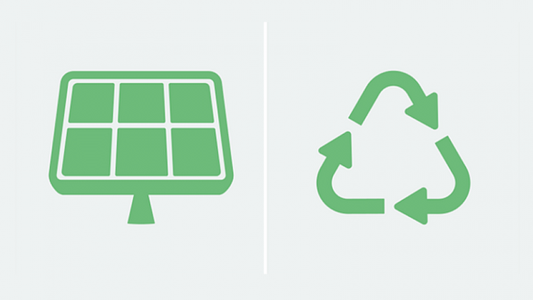 Solar panel recycling