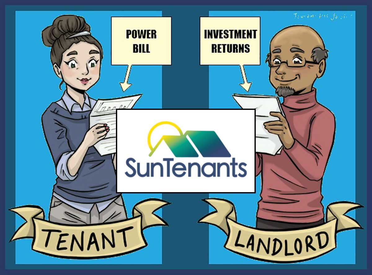 tenant and landlord looking at returns