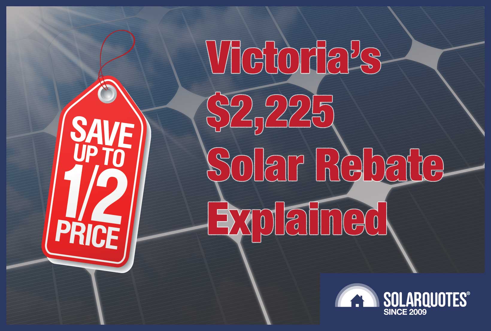 Solar Homes rebate program - Victoria