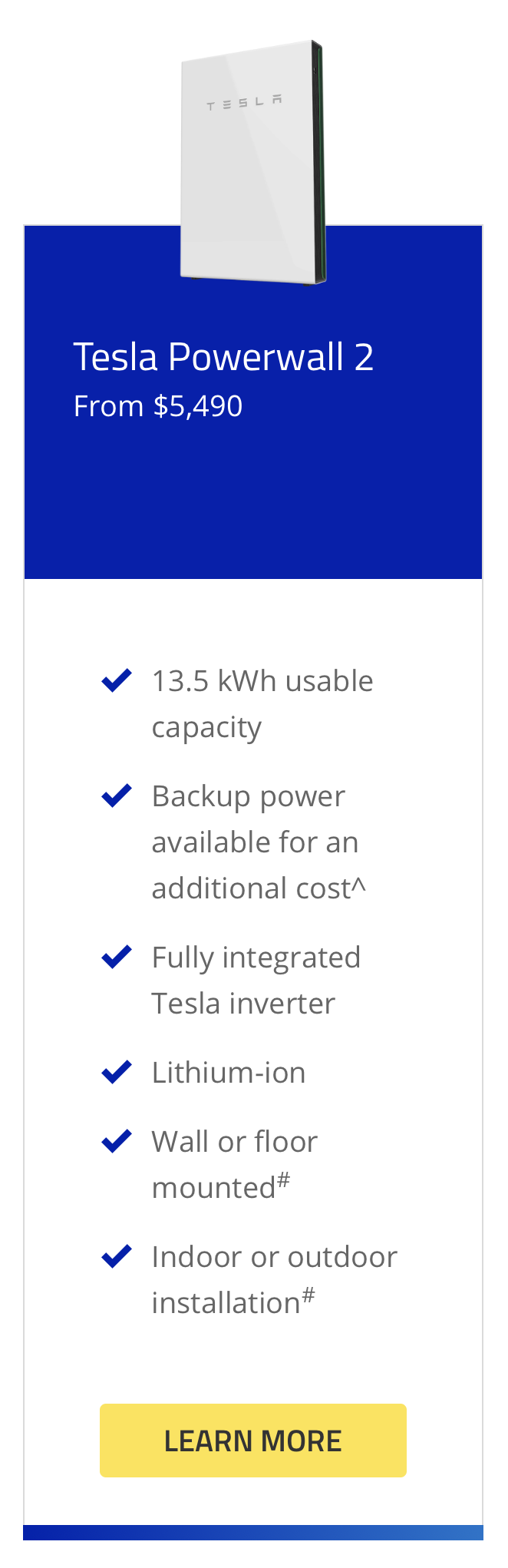 Tesla Powerwall 2 from AGL