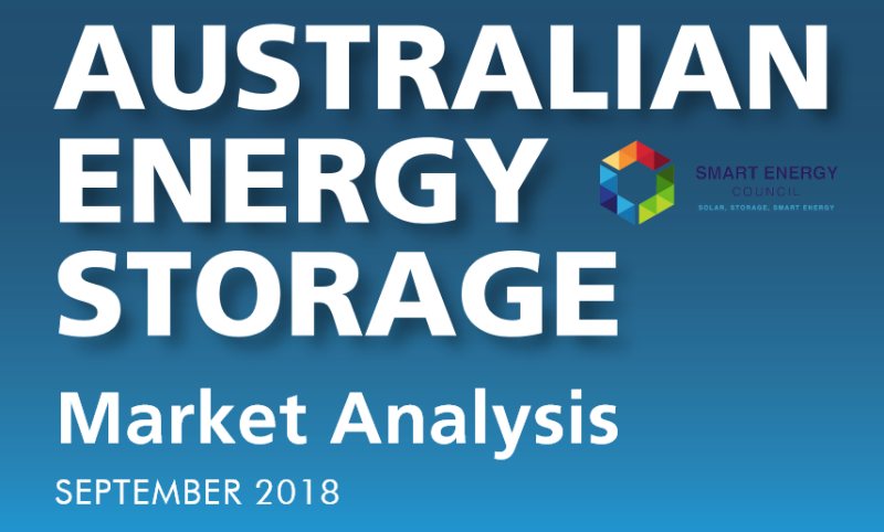 Australian Energy Storage Market Analysis 2018