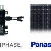Panasonic HIT solar panel featuring Enphase microinverter