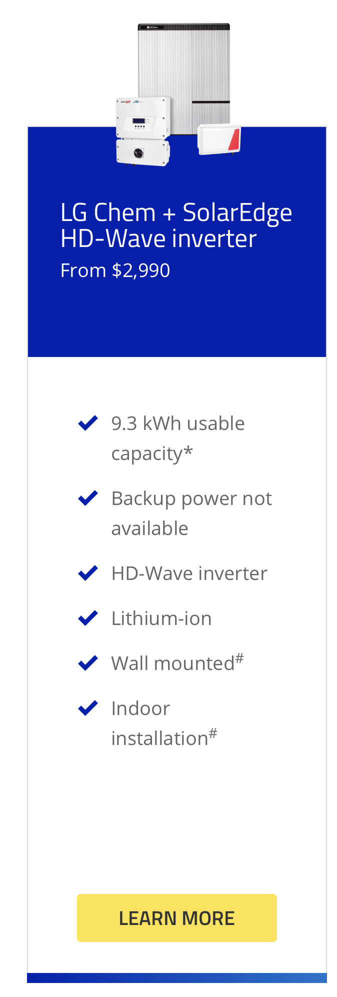 LG Chem battery and SolarEdge from AGL