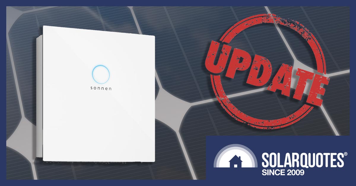 Sonnen battery update - sonnenBatterie Eco 9.43 review
