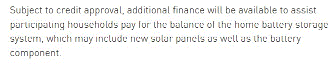 solar and battery system finance
