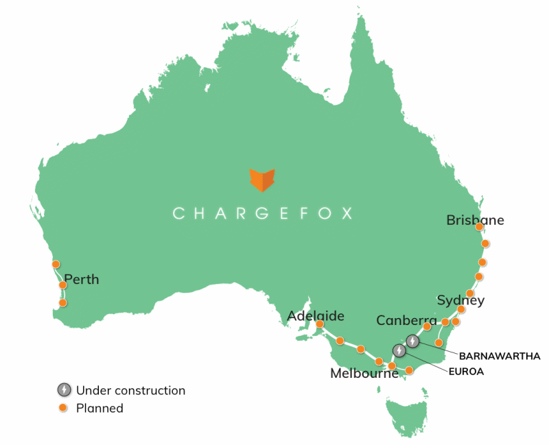 ChargeFox EV charging stations