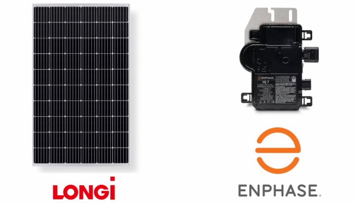 Longi Solar and Enphase Energy