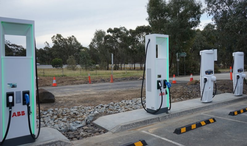 Charging stations for electric cars