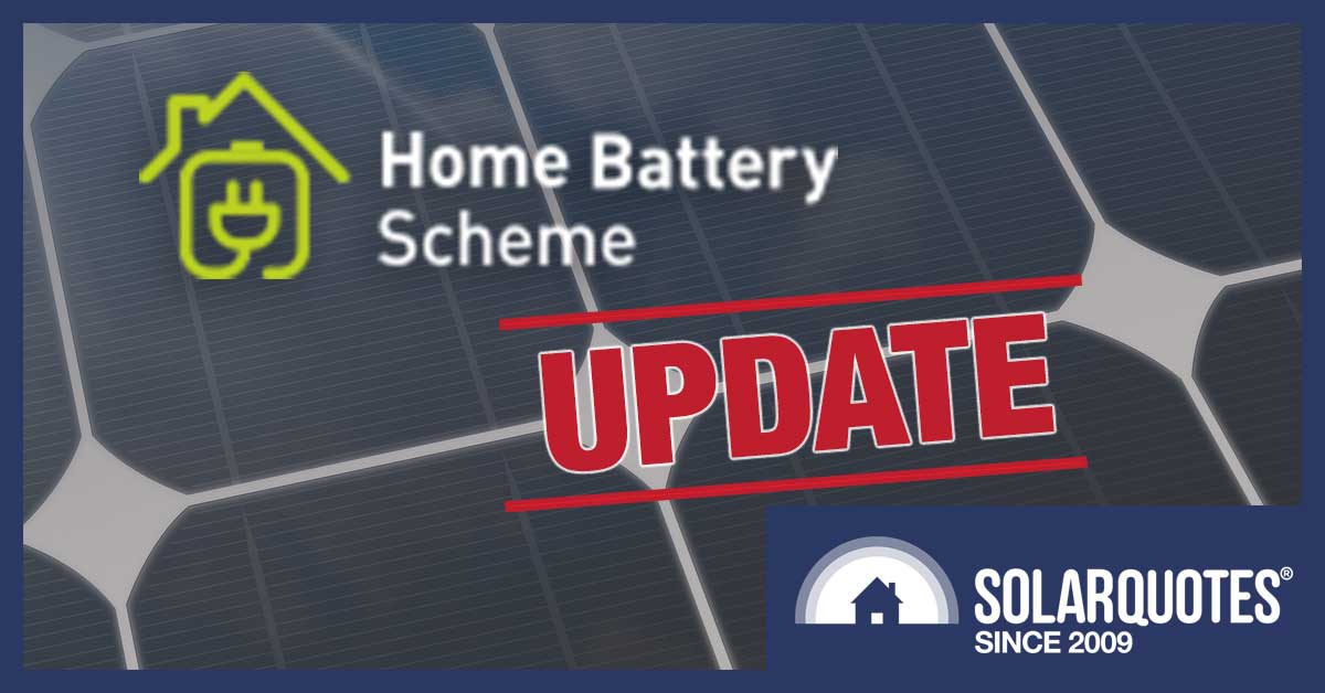 SA Home Battery Scheme subsidy update