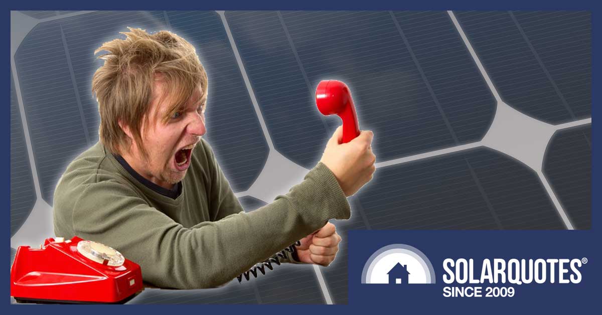 solar telemarketing phone rage