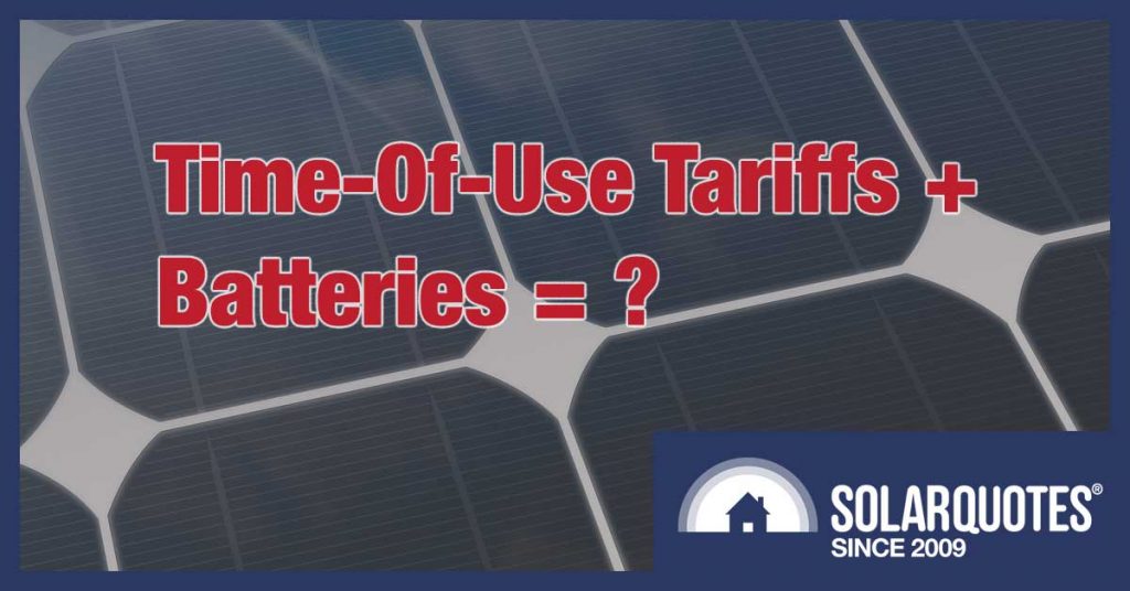 Are TimeOfUse Tariffs The Key To Fast Solar Battery Payback?