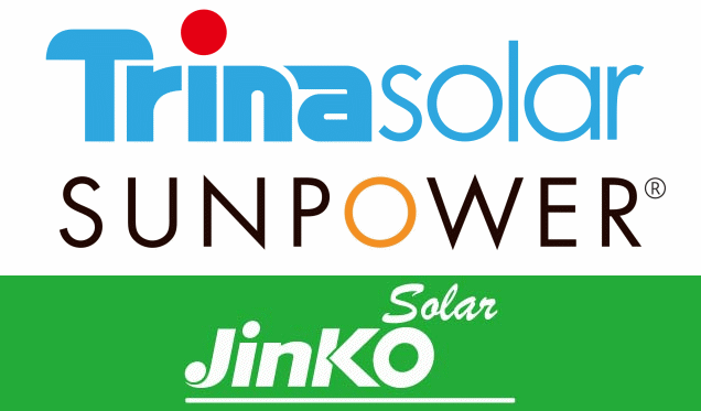Trina Solar, SunPower and JinkoSolar