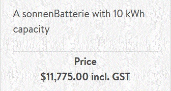 Sonnnen battery payback