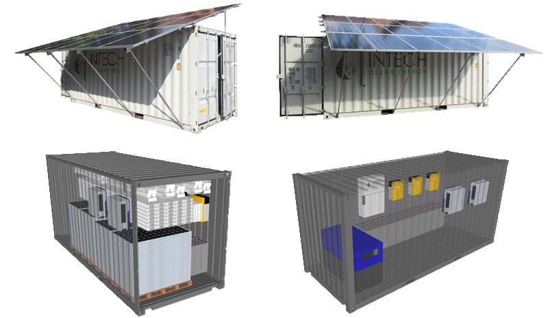 Intech Energy Container layout