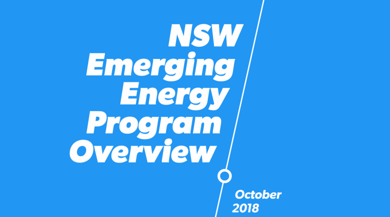 New South Wales Emerging Energy