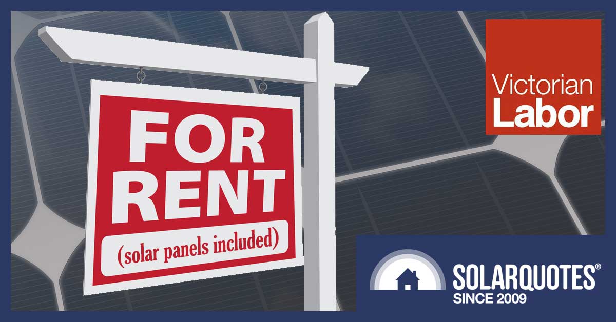 solar for renters in Victoria