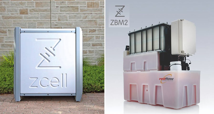 Redflow ZCell and ZBM2 battery storage