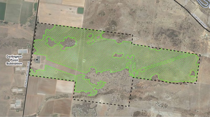 Darlington Point Solar Farm development site