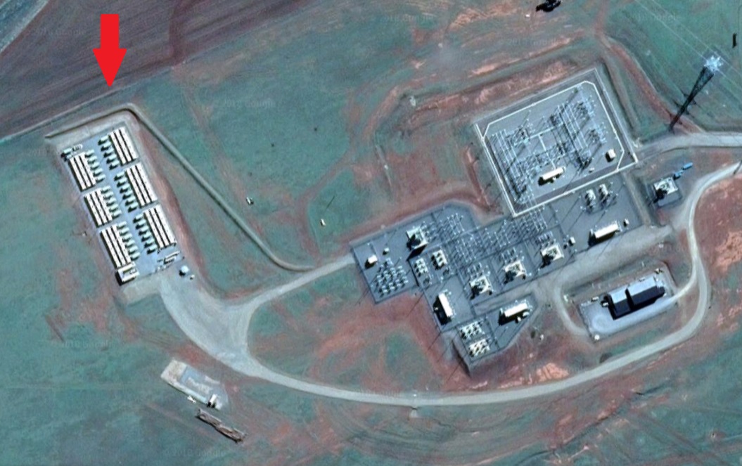 Tesla Big Battery satellite image