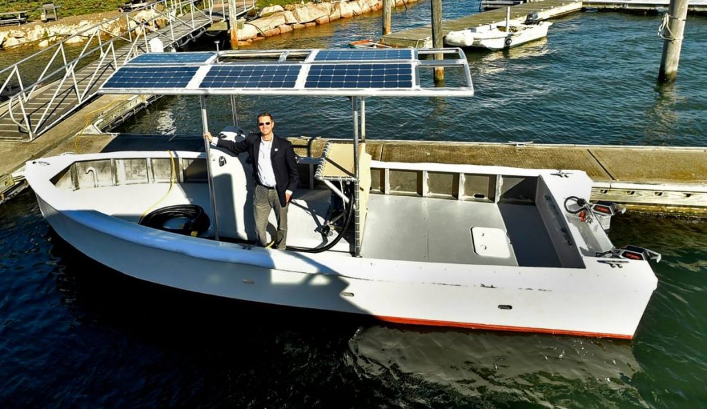 solar powered boat