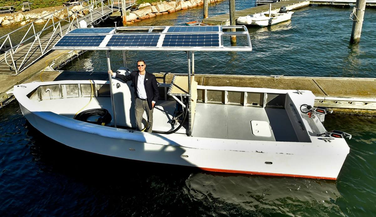 Solar Powered Boat Pursuing Number One (And Two)