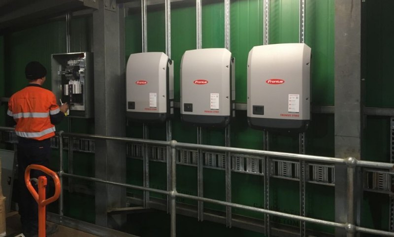 Fronius solar inverters Antarctica