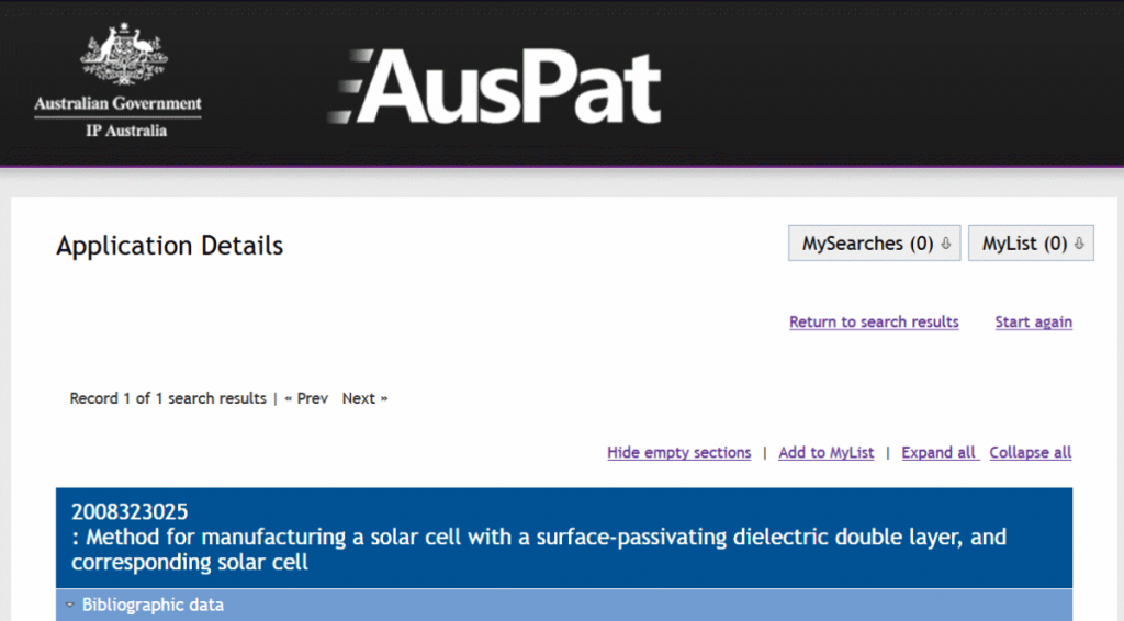 Hanwha Q Cells solar patent