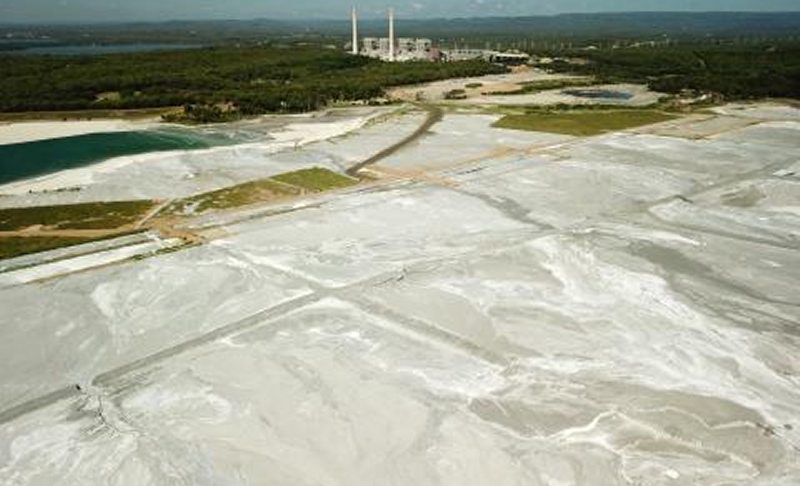 Coal ash at Lake Macquarie