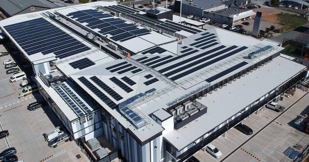 Morayfield Health Hub solar energy installation