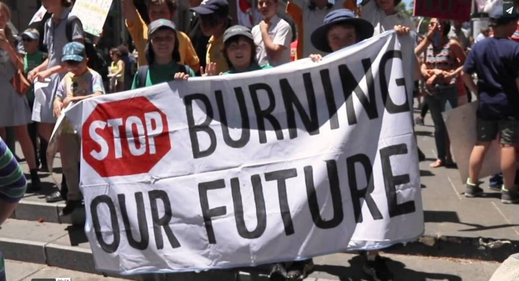 School strike for climate change action