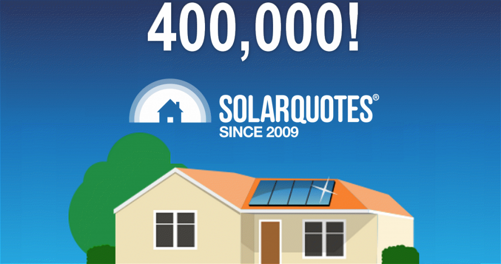 Solar Quotes milestone