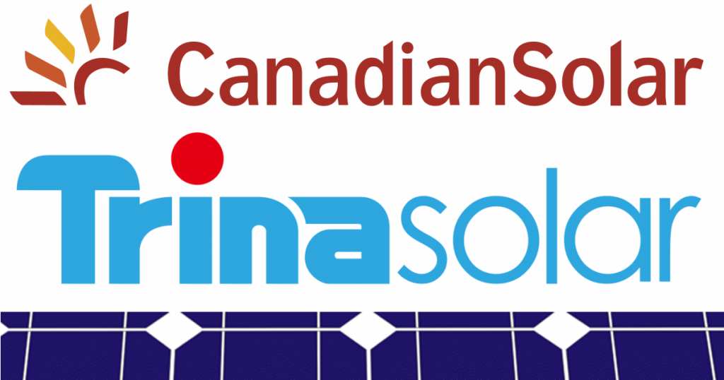 Canadian Solar and Trina Solar
