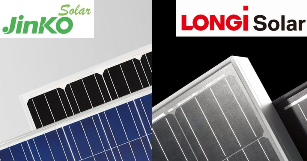 Longi and JinkoSolar