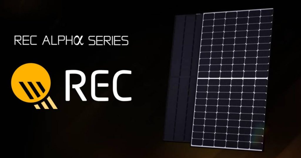 REC Alpha Series solar panels