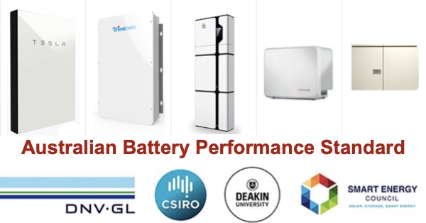 Australian Standard for solar battery testing