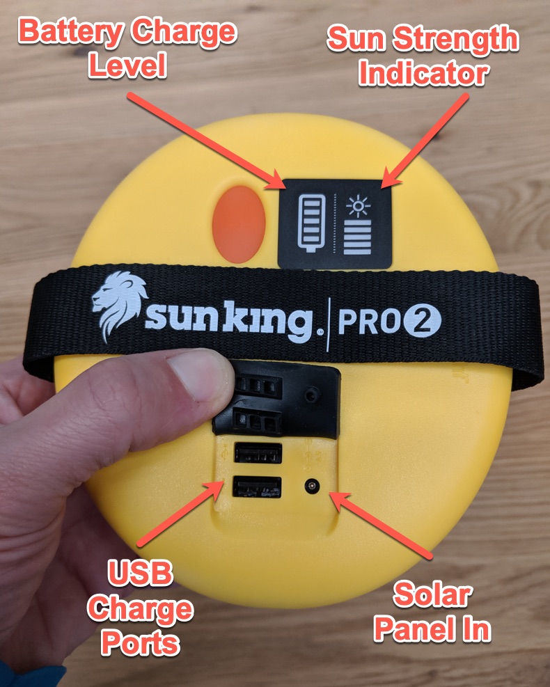sun king pro2 ports and indicators