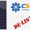 China Sunergy CSUN solar panels