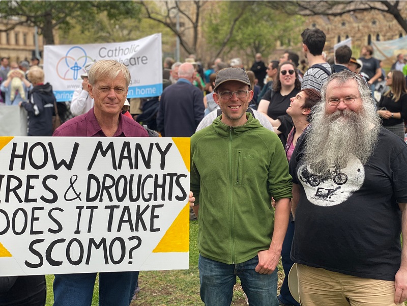 SolarQuotes crew at the Climate Strike