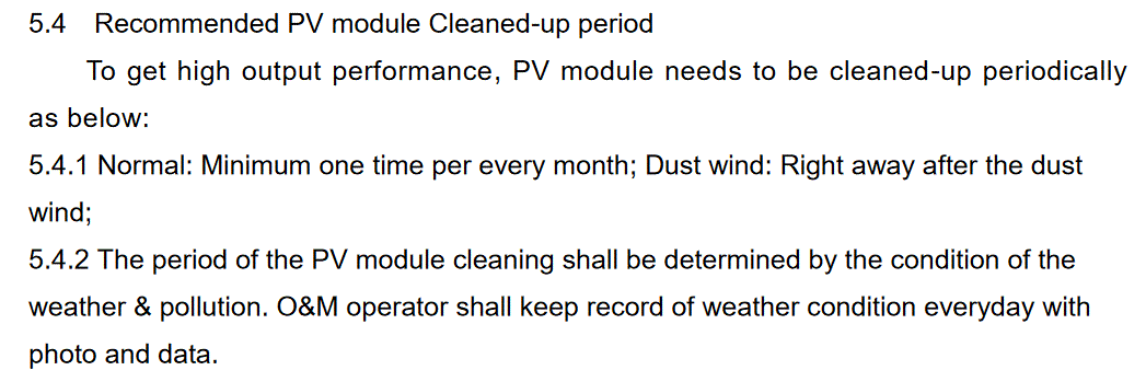 Astronergy - solar panel cleaning