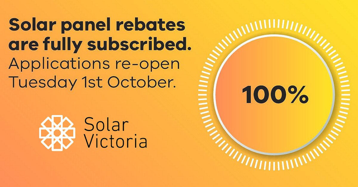 Solar rebates in Victoria