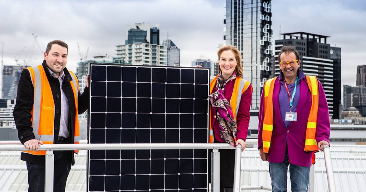 Solar energy at South Melbourne Market