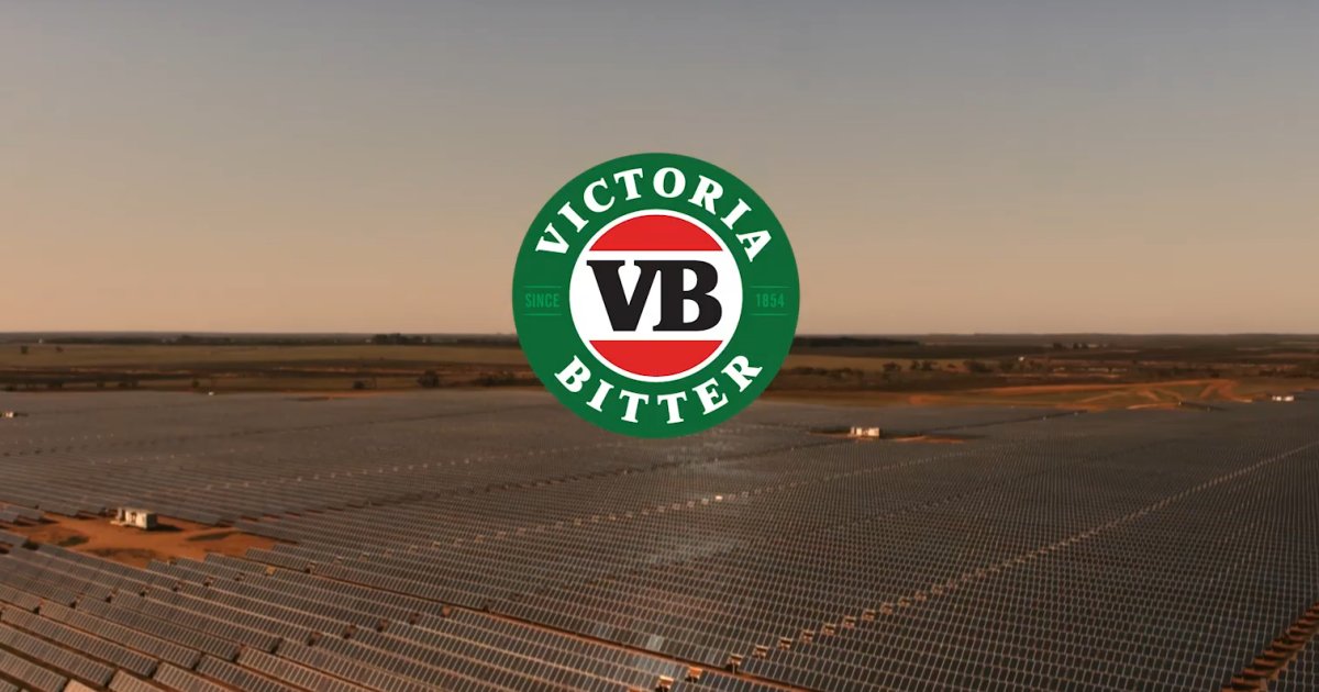 Victoria Bitter - solar power